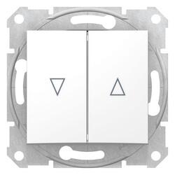 Schneider Electric - SCHNEIDER ELECTRIC SEDNA JALUZİ KUMANDA (KİLİTLİ) ANAHTAR BEYAZ 8690495049930