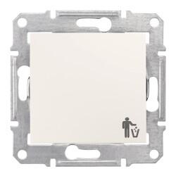 Schneider Electric - SCHNEIDER ELECTRIC SEDNA LİGHT BUTONU ÇÖP KUTUSU İŞARETLİ KREM 8690495033151