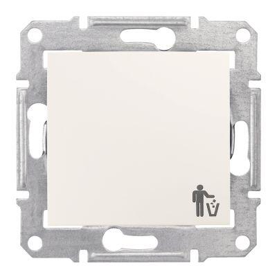 SCHNEIDER ELECTRIC SEDNA LİGHT BUTONU ÇÖP KUTUSU İŞARETLİ KREM 8690495033151