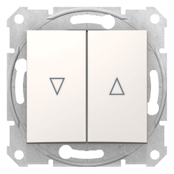 Schneider Electric - SCHNEIDER ELECTRIC SEDNA STOR ANAHTARI 10AX MEKANİK KİLİT ÇERÇEVESİZ KREM 8690495039160