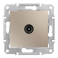 Schneider Electric - SCHNEIDER ELECTRIC SEDNA TV PRİZİ SONLU TİTANYUM 8690495042863