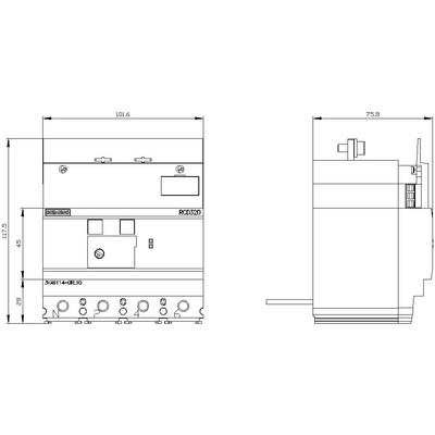 SIEMENS KAÇAK AKIM KORUMA 4 KUTUP RCD320 160A 4042949002017