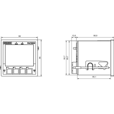 SIEMENS ENERJİ ANALİZÖRÜ MODBUS TCP PAC5200 4001869524597