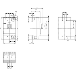 SIEMENS 280-400A 36KA 3VM13 AYARLI TERMİK GÜÇ ŞALTERİ - Thumbnail