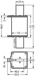 SIEMENS 315A BOY 1 SITOR SİGORTA 690V AC GR/GS 4011209169784 - Thumbnail
