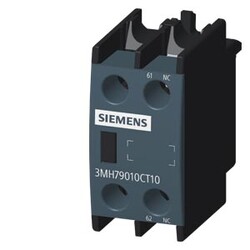 Siemens - SIEMENS 3MH7901-0CT10 ÖN MONTAJ YARDIMCI KONTAK 1NC 3MT7/3MH7 BOY 0, 1, 2, 3, 4, 1NK ÖNDEN 4047624396061