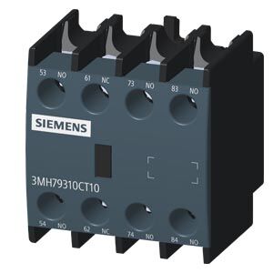SIEMENS 3MH7931-0CT10 ÖN YARDIMCI KONTAK 3NO+1NC 3MT7/3MH7 BOY 0, 1, 2, 3, 4, 3NA+1NK ÖNDEN 4047624396122