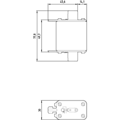 SIEMENS 3NA3836 BOY 00 160A 30MM STEATİT SERAMİK GÖVDELİ NH BIÇAKLI SİGORTA BUŞONU 4001869020013
