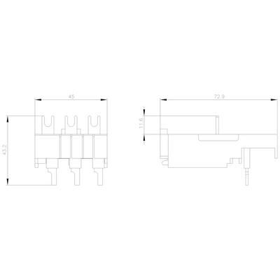 SIEMENS 3RA2921-1AA00 S0 KONTAKTÖR-S0 GÜÇ ŞALTERİ ARA BAĞLANTI PARÇASI AC KULLANIM, 3RV2 MOTOR KORUMA ŞALTERİ AKSESUARI
