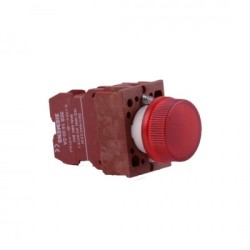 Siemens - SIEMENS 3SB1204-6CC06 KIRMIZI SİNYAL LAMBASI (SOKET VE KAİDE) KOMPLE SİNYAL LAMBASI IP 65 KORUMALI KOMPLE