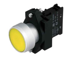 Siemens - SIEMENS 3SB6160-0AB10-1BA0 KOMPLE YAY DÖNÜŞLÜ BUTON METAL SİYAH 1NO