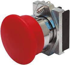 Siemens - SIEMENS 3SB6163-0DB50-1BA0 KOMPLE IŞIKLI YAY DÖNÜŞLÜ LED’Lİ BUTON METAL MAVİ 1NO 24VAC/DC