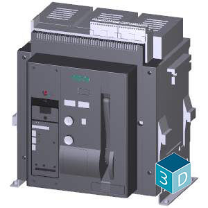 SIEMENS 3WT8252-5AA00-0AA2 SENTRON 3WT 2500A 66KA LSI KORUMALI LCD EKRANLI AÇIK TİP GÜÇ ŞALTERİ