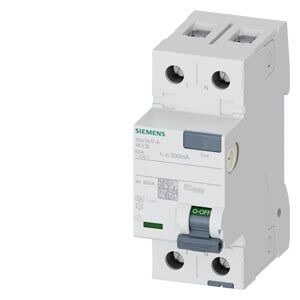 SIEMENS 5SV3617-6 2X80A 240V 300mA A TİPİ 70MM MONOFAZE FAZ-NÖTR BAĞLANTILI KAÇAK AKIM KORUMA RÖLESİ 4001869429748