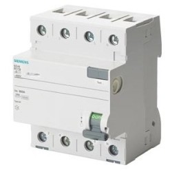 Siemens - SIEMENS 5SV5344-6 4X40A 400V 30mA A FI TİPİ 70MM TRİFAZE 3FAZ-NÖTR BAĞLANTILI KAÇAK AKIM KORUMA RÖLESİ Siemens - SIEMENS 5SV5344-6 4X40A 400V 30mA A FI TİPİ 70MM TRİFAZE 3FAZ-NÖTR BAĞLANTILI KAÇAK AKIM KORUMA RÖLESİ
