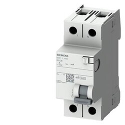 Siemens - SIEMENS 5SZ1614-6YA 2X40A 240V 300MA A TİPİ FI 4,5KA 70MM MONOFAZE FAZ-NÖTR BAĞLANTILI KAÇAK AKIM KORUMA RÖLESİ 4047624632138