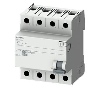 SIEMENS 5SZ1644-6YA 4X40A 400V 300MA A TİPİ FI 4,5KA 70MM TRİFAZE FAZ-NÖTR BAĞLANTILI KAÇAK AKIM KORUMA RÖLESİ MUADİLİ 6KA 5SV5644-6 4047624632169