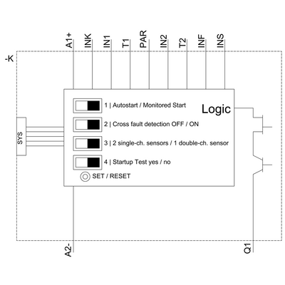 SIEMENS ADVANCE EMNİYET RÖLESİ 24VDC 4011209913561