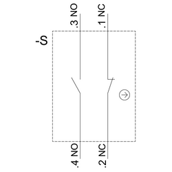SIEMENS KOMPLE KALICI MANDAL BUTON 0-1 POZ 1NO/1NC 4011209957541 - Thumbnail