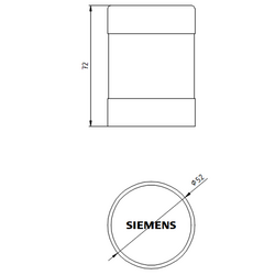 SIEMENS KORNA 80 DB 50 MM 24 V AC/DC 4011209375307 - Thumbnail