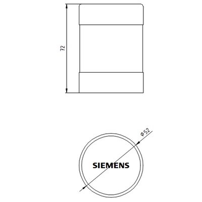 SIEMENS KORNA 80 DB 50 MM 24 V AC/DC 4011209375307