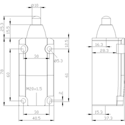 SIEMENS NİHAYET ŞALTER METAL DİKEY BUTON 4011209692138 - Thumbnail
