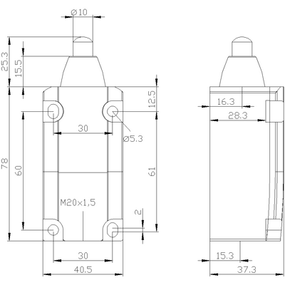 SIEMENS NİHAYET ŞALTER METAL DİKEY BUTON 4011209692138