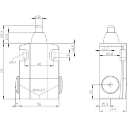 SIEMENS NİHAYET ŞALTER METAL DİKEY BUTON 4011209693197 - Thumbnail