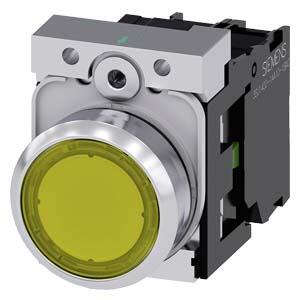 SIEMENS SİRİUS ACT METAL KOMPLE IŞIKLI YAYLI BUTON 4011209958869