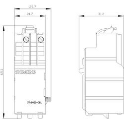 SIEMENS STL - AÇTIRMA BOBİNİ SOL AKSESUAR BÖLMESİ 208...277VAC(50/60HZ)/220...250VDC 3VM SERİSİ KOMPAKT GÜÇ ŞALTERİ AKSESUARI 4042949001782 - Thumbnail