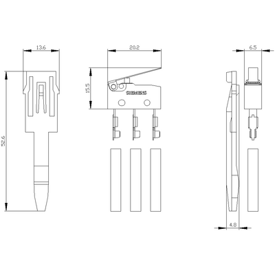 SIEMENS YARDIMCI KONTAK 1 C/O 4011209701526