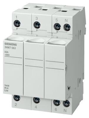 SIEMENS KARTUŞ SİGORTA YUVA 20A 8X32 3 FAZ 4001869315676