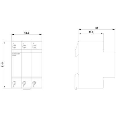 SIEMENS KARTUŞ SİGORTA YUVA 20A 8X32 3 FAZ 4001869315676