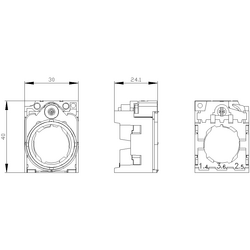 SIEMENS KONTAK BLOĞU OLMAYAN TUTUCU SİRİUS ACT METAL 4011209947733 - Thumbnail