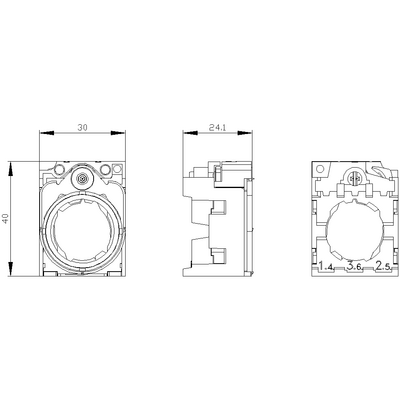 SIEMENS KONTAK BLOĞU OLMAYAN TUTUCU SİRİUS ACT METAL 4011209947733