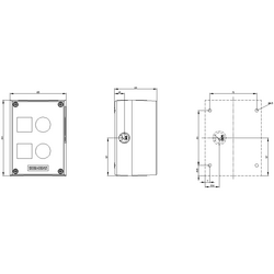 SIEMENS SİRİUS ACT PLASTİK 2 DELİKLİ BOŞ KUTU 4011209969339 - Thumbnail