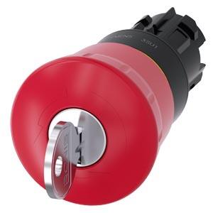 SIEMENS PLASTİK KİLİTLİ 40MM ACİL STOP MANTAR BUTON SİRİUS ACT 4011209947009