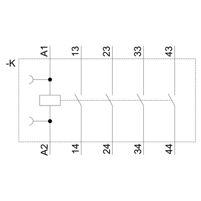 SIEMENS SIRIUS YARDIMCI KONTAKTÖR BOY S00 4NO 110VAC 4011209847583