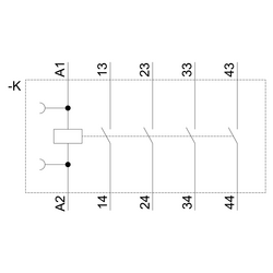 SIEMENS YARDIMCI KONTAKTÖR 24VAC 4NO 4011209847538 - Thumbnail