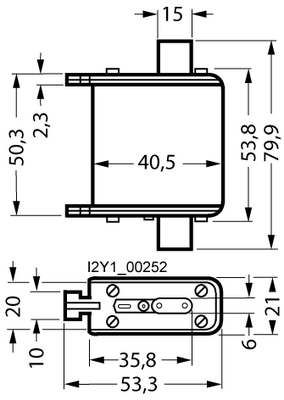 SIEMENS 80A BOY 000 SITOR SİGORTA BUŞONU 690VAC GR-GS 4011209132399