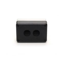 Emas - EMAS SİYAH-GRİ PLASTİK KUTU İKİLİ BOŞ P2BOS