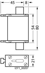 SIEMENS NH BAYRAKLI SİGORTA BUŞONU BOY000 20A 4001869071213 - Thumbnail