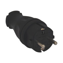 TP Electric - TP ELECTRIC 3101-303-0300 1X16 KAUÇUK DÜZ FİŞ (FRANSIZ TİP UPS)