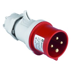 TP Electric - TP ELECTRIC 3126-301-1601 4x32A / IP44 - Düz Fiş (Pasolu)