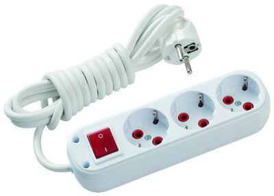 SCHNEIDER ELECTRIC ÜÇLÜ 2 MT KABLOLU GRUP PRİZ ANAHTARLI