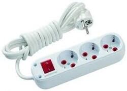 Schneider Electric - SCHNEIDER ELECTRIC ÜÇLÜ 5M KABLOLU ANAHTARLI GRUP PRİZ