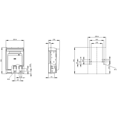 SIEMENS SİGORTALI YÜK KESİCİ 400A BOY 2 4011209765528