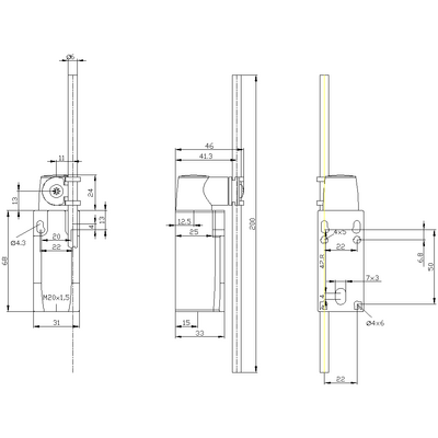 SIEMENS NİHAYET ŞALTER PLASTİK ÇUBUK TAHRİKLİ 4011209694378