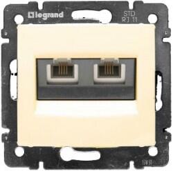 Legrand - LEGRAND VALENA BEJ RJ11 4 KONTAK-2 ÇIKIŞ 3245067743393