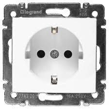 Legrand - LEGRAND VALENA BEYAZ TOPRAKLI PRİZ 3245067744208